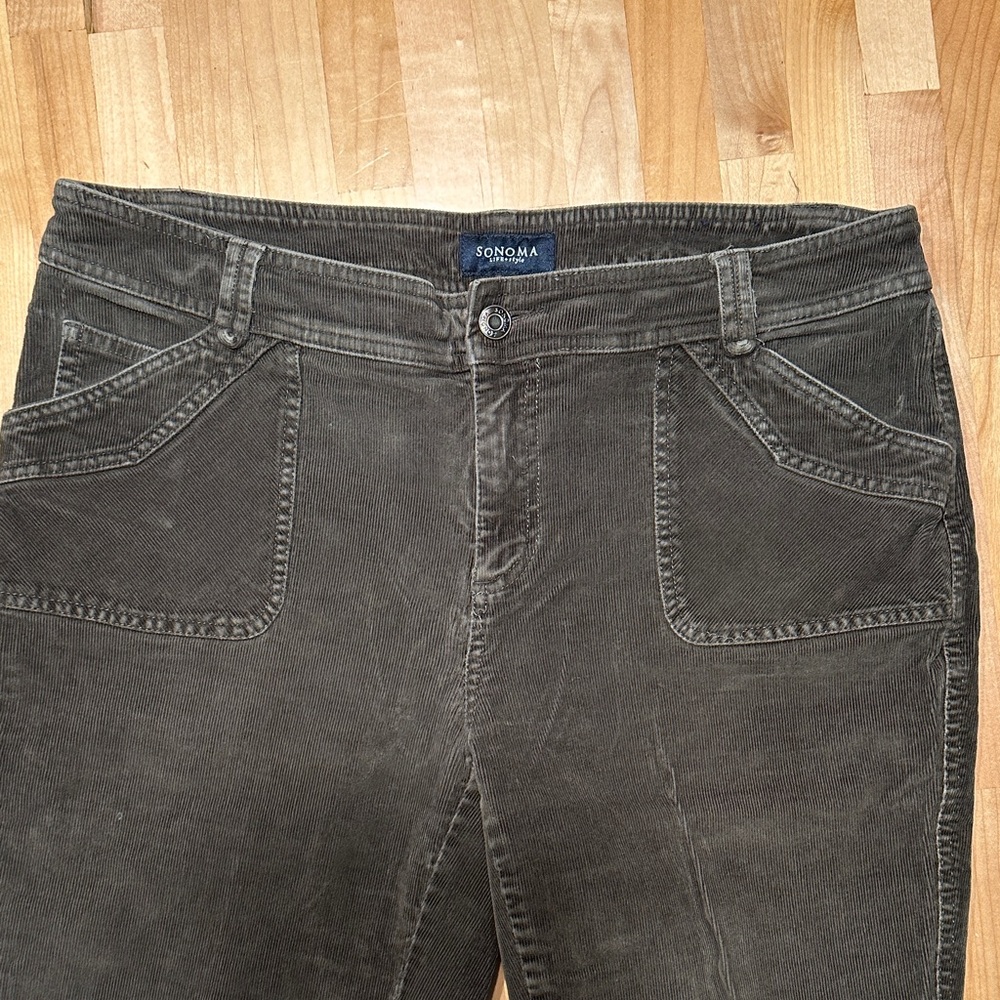 Sonoma Women's Dark Brown Straight Leg Jeans